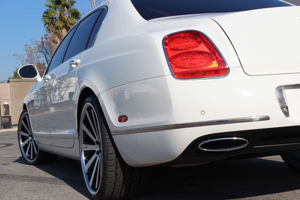 Gianelle Santo-2SS Machined Black on Bentley Continental